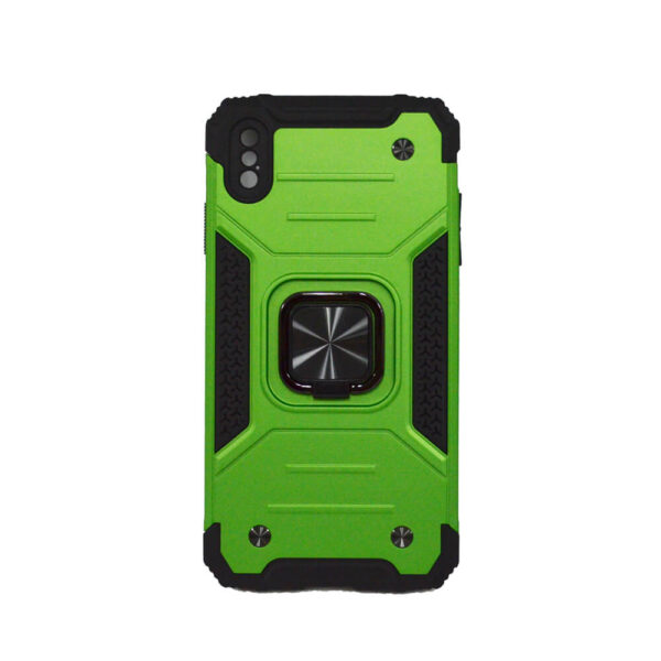 IPHONE XS MAX RING ARMOUR CASE – GREEN