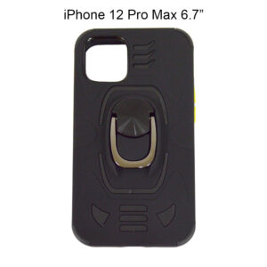 IPHONE 12 PRO MAX 6.7 ARMOUR MAGNET RING CASE BLACK