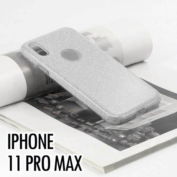 IPHONE 11 PRO MAX GLITTER – SILVER